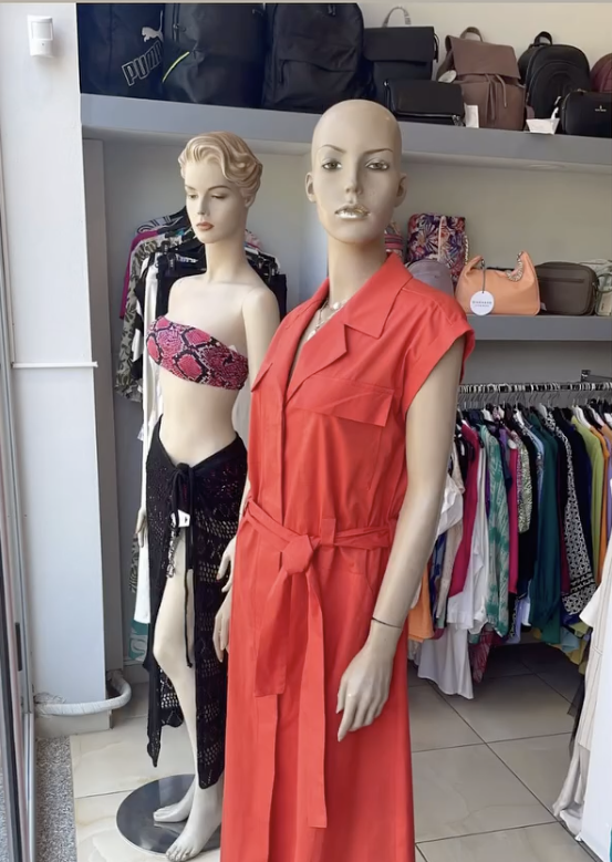 Clothing and purse shopping retail in Pogredec Albania